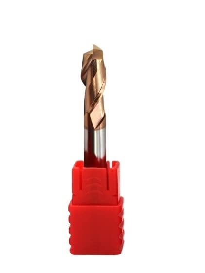 Frezowanie kutera powłoka Tungsten Stalowe narzędzie CNC Maching 2 Ostrze Zestaw górny zestaw Musza Musza maszynowe HRC55 2 flet prosty(1pcs,12.0mmX75L)
