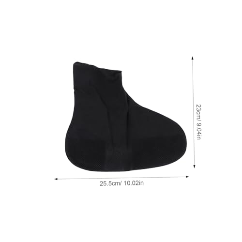 Cubierta impermeable para calzado de ciclismo, protector de botas para lluvia, antideslizante, reutilizable, color negro miniatura 2