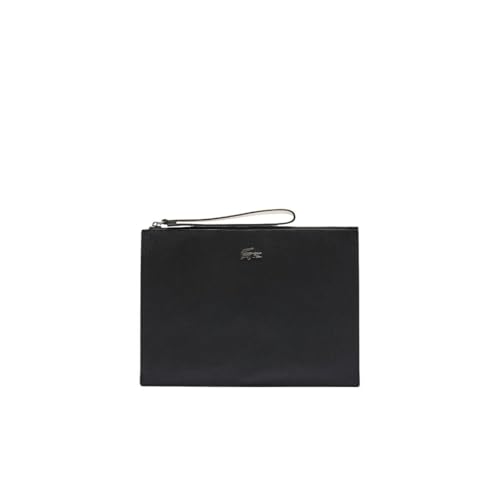 Lacoste Bolsa feminina Anna, preta/bege, tamanho único, Preto/bege, Anna Clutch