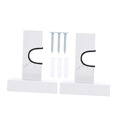 GANAZONO 1pair Wall-mounted Bat Rack Wooden Bat Hanger for Displaying Baseball and Softball Multi-function Stick Storage Organizer for Home or Office Unique Present Idea