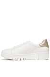 Naturalizer Soul Women's Tia-Stepin Sneaker White/Gold Detail 7 W