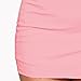 Women Sexy Elastic Waistband Miniskirt Lingerie Side Slit Bodycon Short Skirts Dances Nightclub Mini Pencil Skirt (4X-Large,Pink)