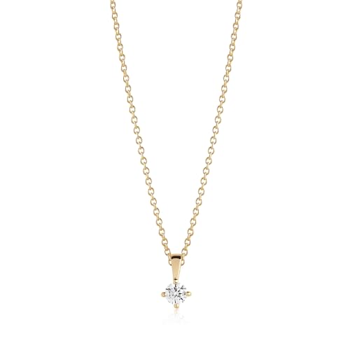 Sif Jakobs Princess Piccolo Anhänger 45 cm Damenkette, 18 K vergoldet