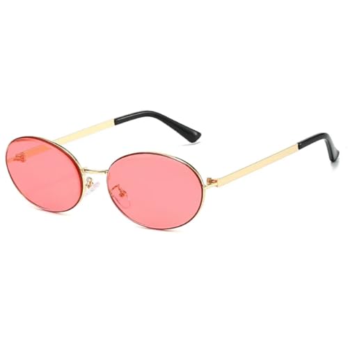 Lunettes de soleil rondes rétro à monture métallique chic et durable