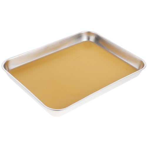 Bandeja de disección de acero inoxidable con línea de cera para laboratorios
