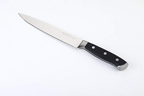 Image of Crystal Stainless Steel Slicing and Carving Knife, Black
