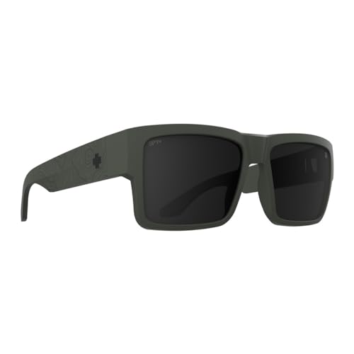Spy Cyrus Sunglasses Matte Olive with Happy Gray Lens 58mm