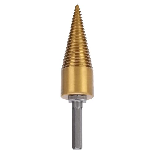 Strumento compatibile con punta da trapano a cono per legno, 32 mm S Hex Shank Ti Plating Split Tool...