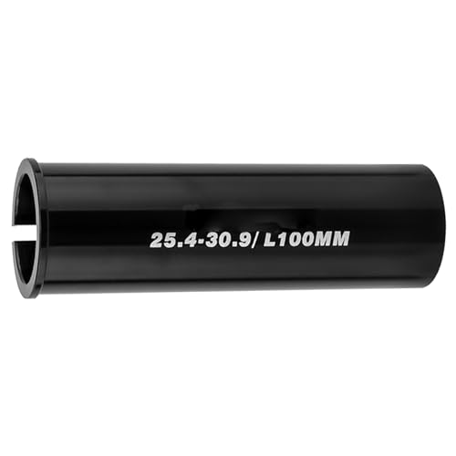 Kit de adaptador de poste: cuña de aleación de aluminio, manguito de conversión de tubo de ciclismo | Cuña de poste de suspensión de 100 mm de longitud, accesorios de montaje de tubo de bicicleta de
