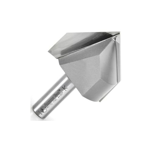 Image of Amana Tool 45732-CNC Carbide Tipped V-Groove 90 Deg x 2 Inch D x -1-3 /4 CH x 1 /2 SHK Router Bit