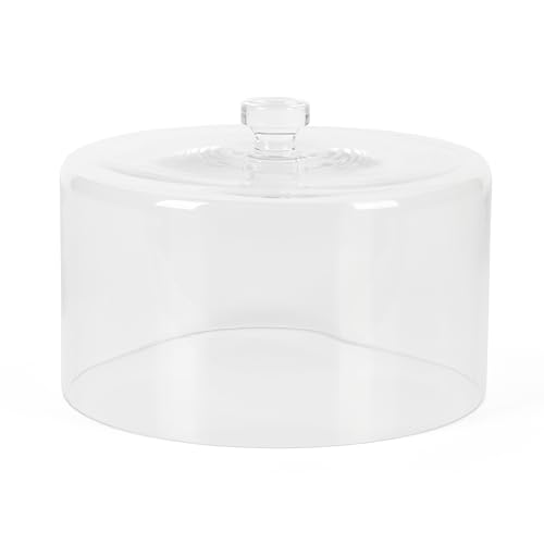 Martha Stewart Highbrook 10-Inch Jadeite Cake Stand with Glass Dome – Vintage-Style Pedestal Dessert Plate for Cakes and Pastries, Decorative Covered Serving Platter - Image 6