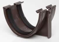 Polypipe Polyflow Deep Capacity [BROWN] GUTTER UNION RD502 for 117mm ...