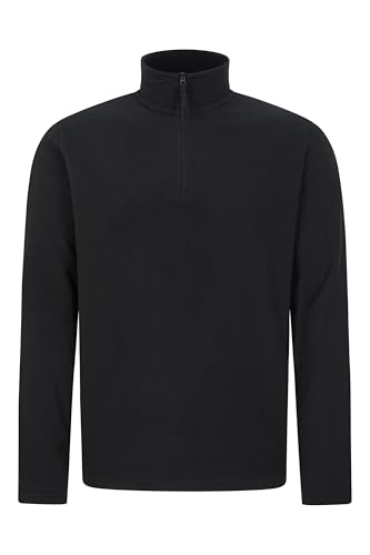 Mountain Warehouse Camber II Mens Half-Zip Fleece - Lightweight & Quick Dry Microfleece - Autumn, Winter, Outdoors
