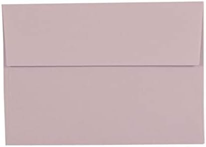 JAM PAPER A2 Premium Invitation Envelopes - 4 3/8 x 5 3/4 - Light Purple - Bulk 500/Box