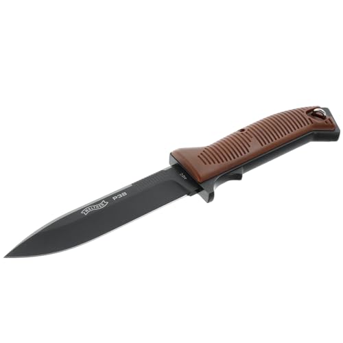 Walther Taschenmesser P38 Knife, feststehendes Messer, 440C Stahl, ideal für Allround- und Outdoor Aktivitäten Walther Taschenmesser P38 Knife, feststehendes Messer, 440C Stahl, ideal für Allround- und Outdoor Aktivitäten
