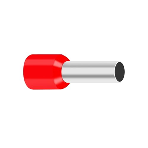 Évitez les courts-circuits grâce à la borne tubulaire pré-isolée E1008 rouge