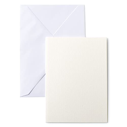 Cricut Cold-Press Watercolor Cards, R40 (10ct) Customizable Blank Greeting Cards with Envelopes, Create Personalized Birthday Cards, Thank You Cards & Invites, Compatible with Cricut Machines