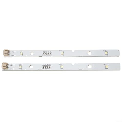 2 tiras de luz LED para refrigerador, tiras de luz LED de bajo consumo, para reemplazos de refrigeradores, juego de 2 MDDZ162A 1629348