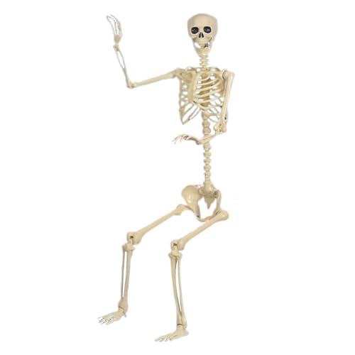 Squelette Halloween figurine articulée réaliste déco extérieur - 2