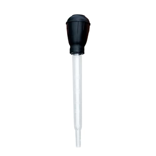 30ML Poires à Sauce et Caoutchouc, Poire à Jus Pipette Cuisine Aiguille d'Injection pour Cuisson BBQ Nettoyage Facile (#A)