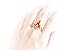 1PC Unique Pizza Ring Jewelry Stacking Midi Silver Rings For Women BFF Kawaii Miniature Food Handmade | La Nostalgie