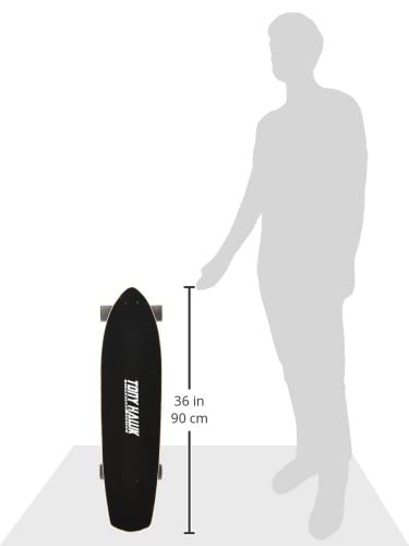 Tony Hawk 34" Complete Cruiser Skateboard, Cool Graphic Longboard, Great Option For Travel, Sport And Entertainment, Shark Mouth #TOP5
