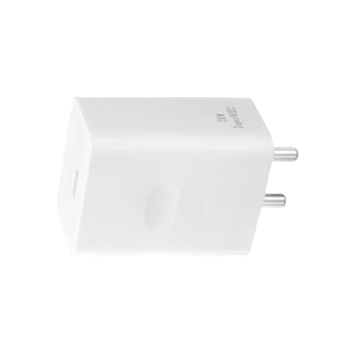 Image of AuviPal Original 30W to 33W Charger Compatible with Oppo A3X 5G, A16, A54 (Only Adapter),White