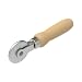 MR08580 Everhard Steel detail roller, 2" dia. x 1/4" wide double forks, wood handle