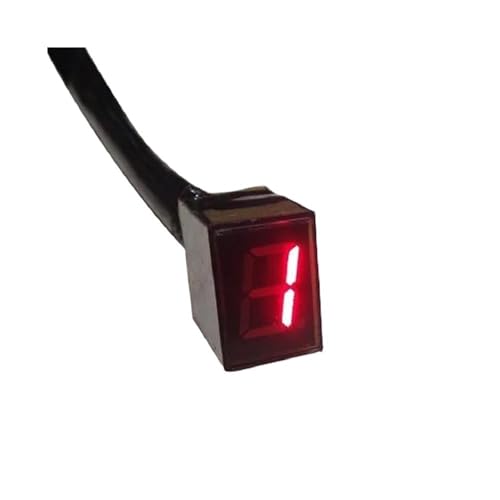 Indicateur de vitesse numérique moto à 5 rapports pour tableau de bord