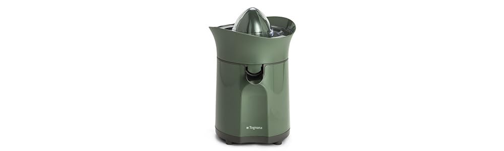 Tognana Iridea Electric Citurs Juicer whit Drip Protection, Sage Green
