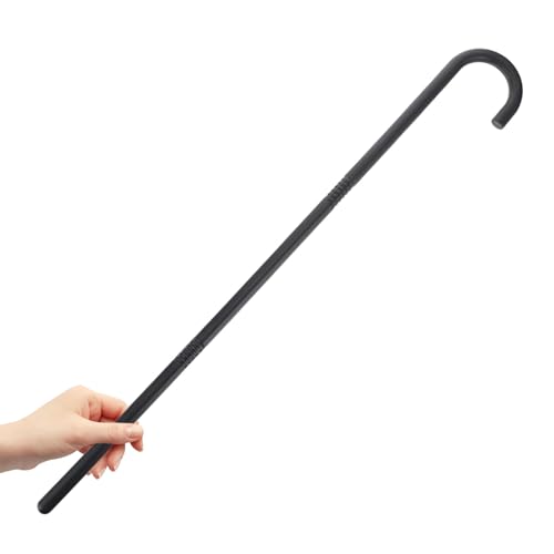 1pc Magician Prop Cane: 27.87Inch Plastic Black Magician Stick for Party Costume - 3-Section Cosplay Walking Cane for Men Women