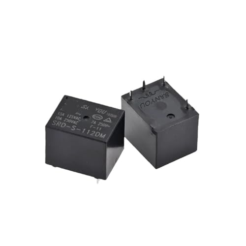 Relais de puissance SRD-S-105DM T73 4 broches 5VDC 12VDC 24VDC 10A