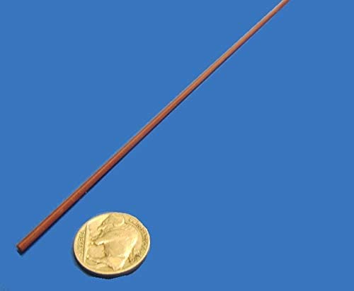 Micarta XX Paper Phenolic Round Rod 3/32" (.093") Diameter x 48" Length 6 Units 24 Ft Total