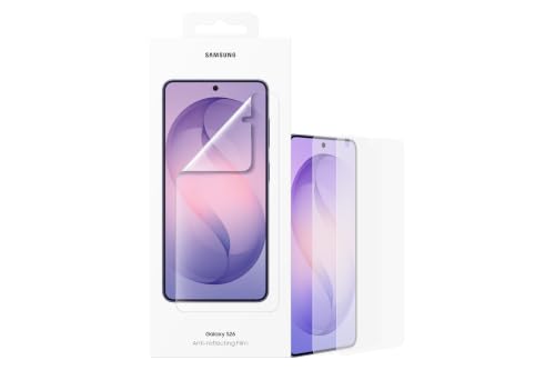 Samsung Galaxy Official Anti-Reflecting Film, Phone Screen Protector, Anti-Scratch, Dust, and Fingerprint Shield, Anti-Glare, High Touch Sensitivity, Transparent (for Galaxy S26 6.3")