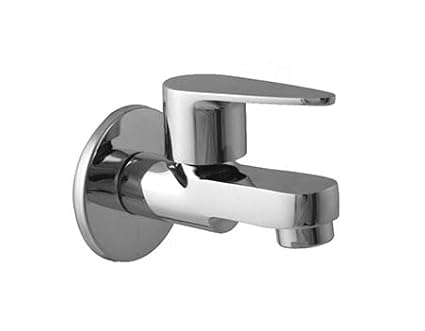 RIVIA Vignet Brass Short Body Bib Cock Short Nose (Chrome)