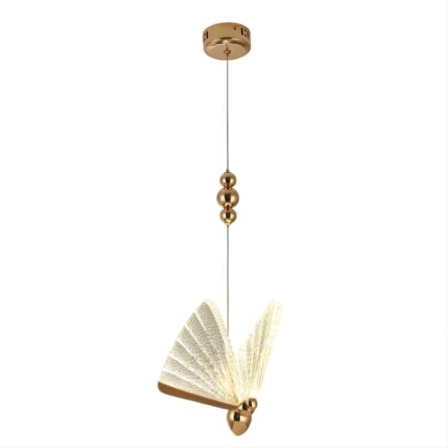 Modern Creative Butterfly Pendant Light, Creative Acrylic Hanging Lamps For Living Room, Clear #TOP28