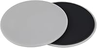 Zhenghebuy Gleitscheiben 2 Stück Doppelseitige Gliding Discs,Exercise Slider,Übungsgleiter Fitness Disc Slides für Fitnessstudio,Zuhause,Yoga,Pilates,Bauchmuskeltraining(Grau)