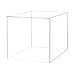 Marketing Holders Show Case 5 Sided Cube Retail Riser Advertisement Display Art Pedestal Museums Wedding Receptions Venues Jewelry Display 12 Inch Square