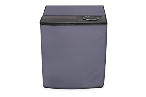Image of DREAM FASHION Semi-Automatic Washing Machine Cover (6 Kg - 6.5 Kg) Semi-Automatic Machine -Grey