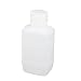 Lon0167 New 250ml Plastic Featured Screw Top Square-shaped reliable efficacy Sample Reagent Bottle White(id:48f 15 e5 3d1)
