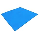 TRIWONDER Toldo Impermeable Camping Lona de Suelo Refugio Sombrilla Estera para Senderismo Tienda de Campaña Picnic al Aire Libre (Azul - Solo Lona, S - 2.5 x 1.5m)