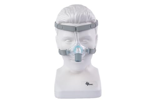 BMC N5 Plus 2025 latest Nasal CPAP Sleep Mask with Headgear S/M/L Different Size Suitable For CPAP Machine Connect Hose and Nose (Size Medium Size Mask)