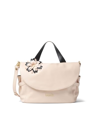 34,5x27x14 cm Braccialini Borsa a Mano Elegante in Pelle Beige con Design Raffinato 34,5x27x14 cm