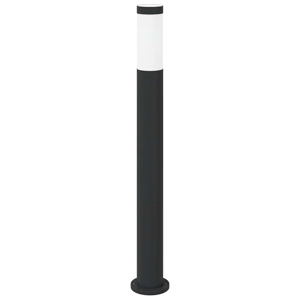 Lampa słupkowa ze stali nierdzewnej, wysokość 80 cm, stopień ochrony IP44, nadaje się do użytku na zewnątrz, nowoczesne oświetlenie tarasu, trwała lampa stojąca do ogrodu i oświetlenia drogi