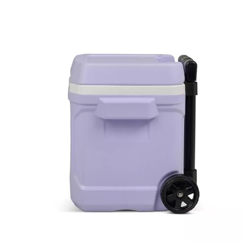 Image of Cooler Hard-Sided Ice Chest, Portable Insulated Cooler with Wheels, Telescoping Handle, Cool Riser Tech, Leak-Resistant