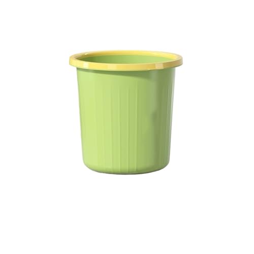 Poubelle de cuisine verte sans couvercle pour simplifier les déchets de bureau
