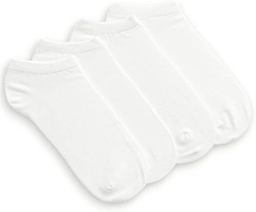 Ankle Socks for Men & Women (Unisex) - Made with Soft, Breathable & Durable Cotton, Anti Odour, Free Size - Pack of 4 - suitable for Sports, Gym and Daily use