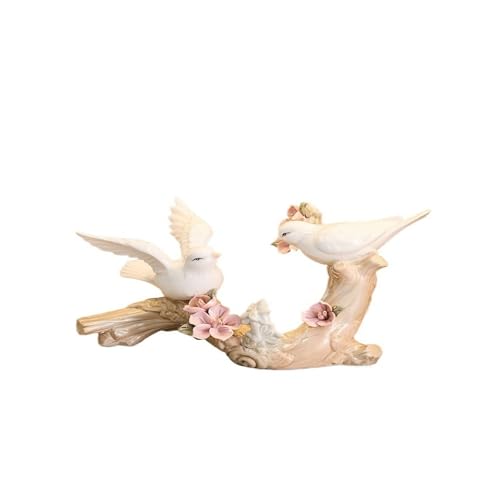 Sculpture d'oiseau en céramique moderne, cadeau idéal pour pendaison de crémaillère