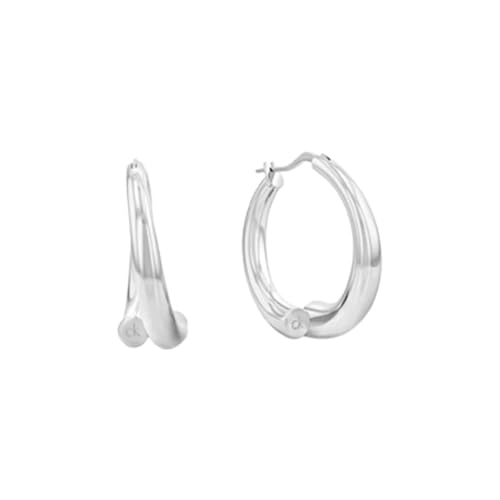 Boucles d'oreilles Calvin Klein CK SPIRAL en acier inoxydable au design épuré
