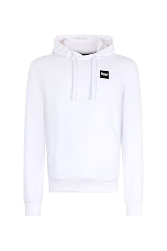 BOXEUR DES RUES Sudadera blanca con capucha, blanco, S